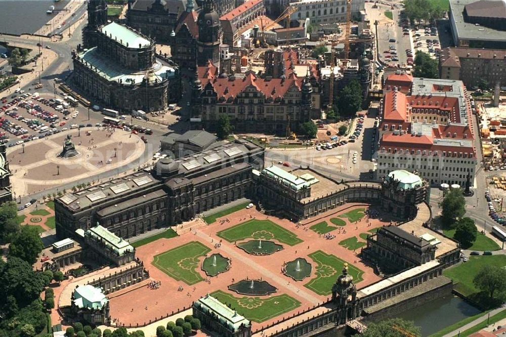 Dresden from the bird's eye view: Dresdner Zwinger