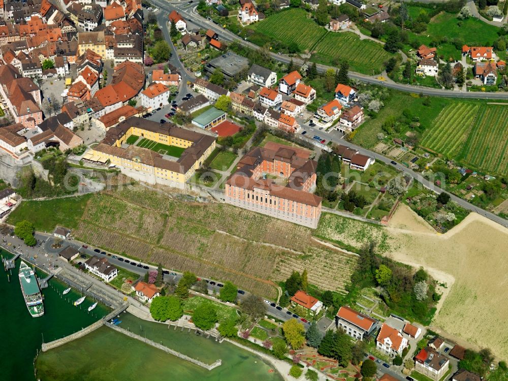 Aerial photograph Meersburg am Bodensee - The Droste-Hülshoff-Gymnasium in Meersburg on Lake Bodensee in Baden-Wuerttemberg