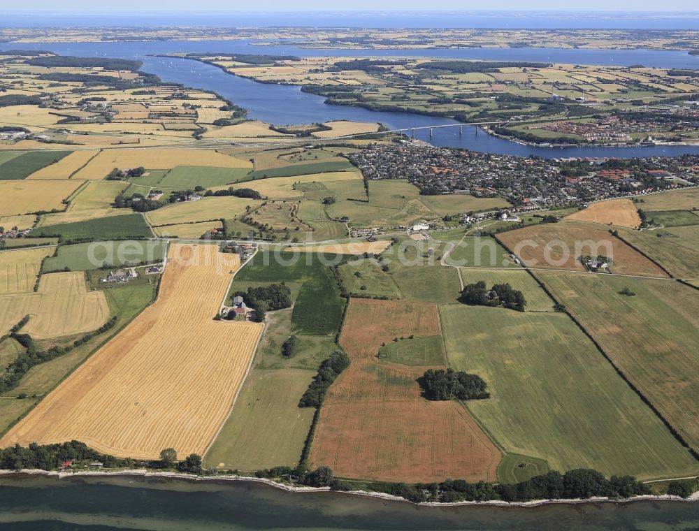 Sonderburg from above - Dybboel in Sonderborg in Denmark