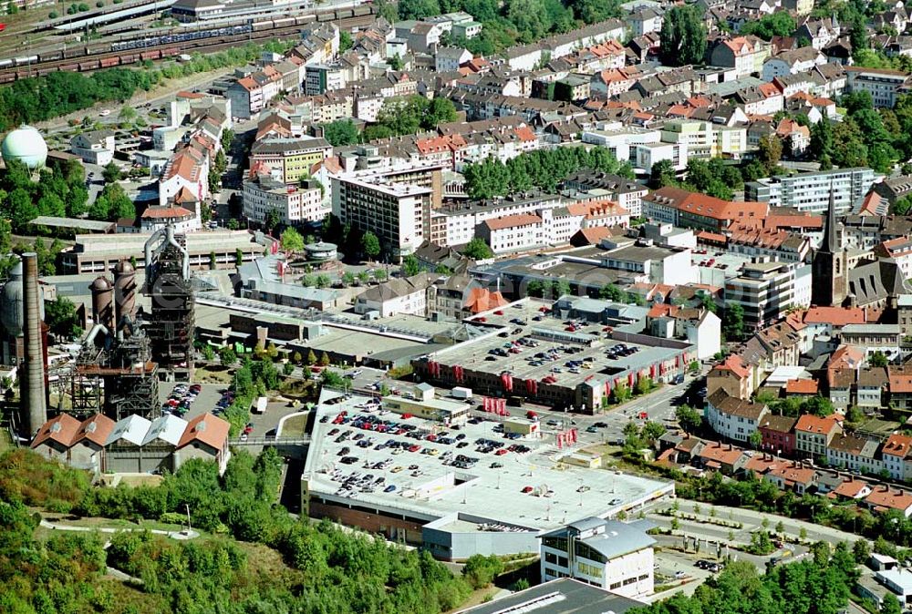 Aerial photograph Neunkirchen (Saarland) - Blick auf das Saarpark-Center (ECE-Center).