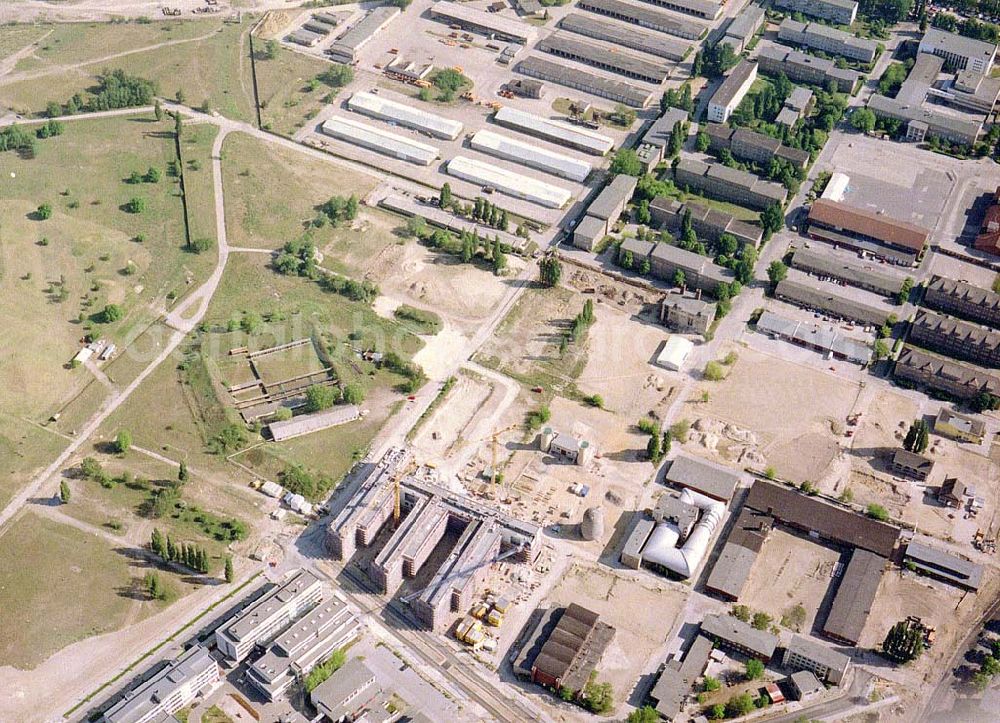 Berlin - Johannisthal from the bird's eye view: Ehem. Flugplatz Johannisthal.