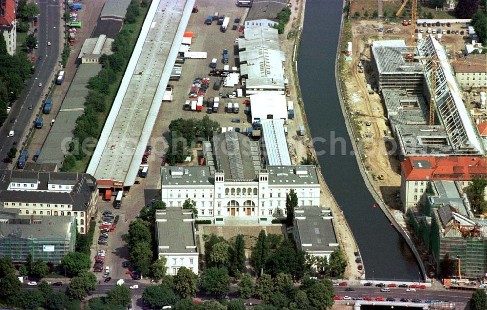 Berlin - Wedding from above - ehem. Hamburger Bahnhof an der Invalidenstraße in Berlin-Wedding.