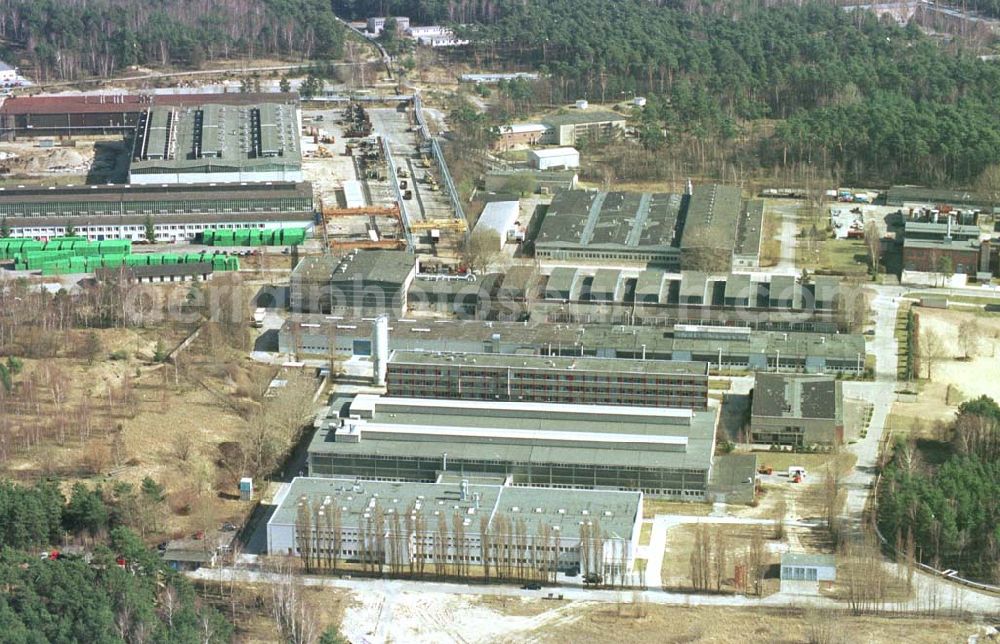 Aerial image Ludwigsfelde / Brandenburg - ehem. LKW-Werk in Ludwigsfelde / Brandenburg.