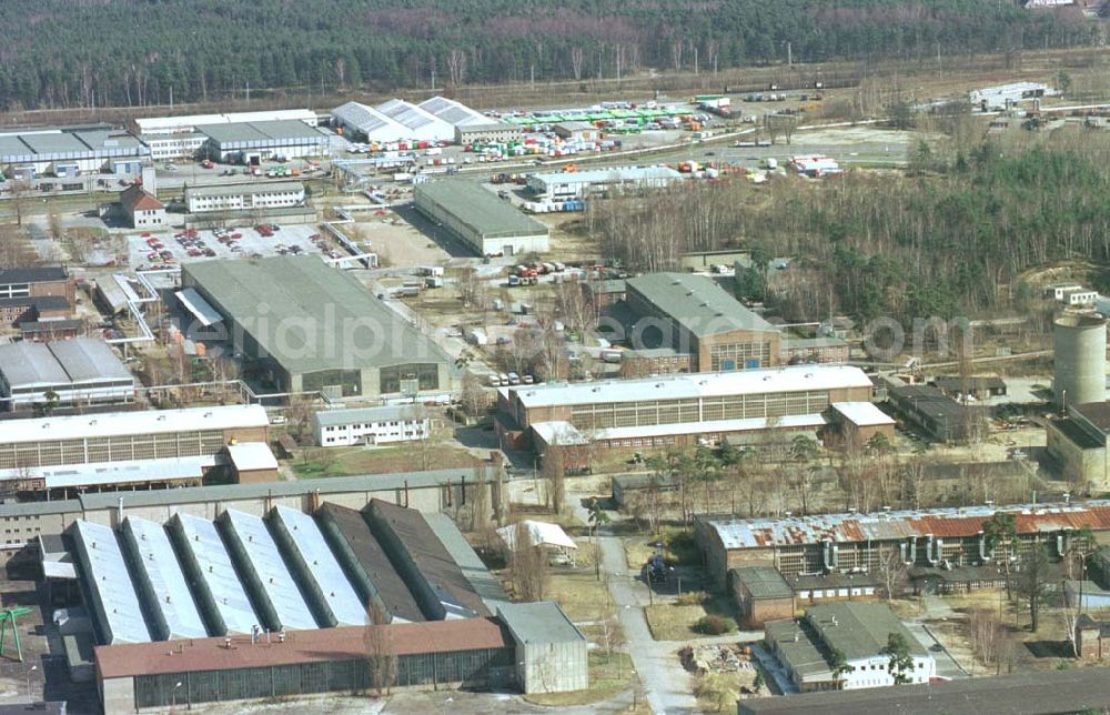 Aerial photograph Ludwigsfelde / Brandenburg - ehem. LKW-Werk in Ludwigsfelde / Brandenburg.