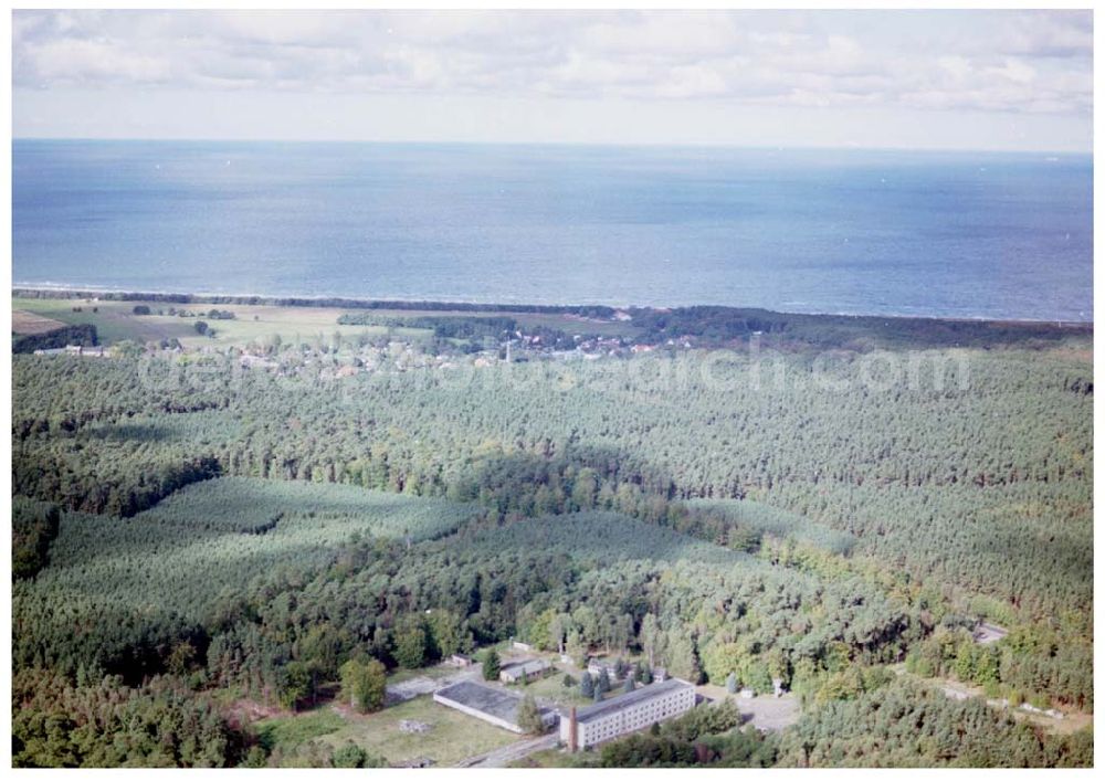 Aerial photograph Graal-Müritz / Mecklenburg Vorpommern - ehem. NVA-Kaserne in Graal - Müritz / Mecklenburg Vorpommern / 27.09.02