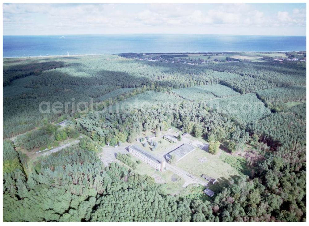 Aerial photograph Graal-Müritz / Mecklenburg Vorpommern - ehem. NVA - Kaserne in Graal - Müritz / Mecklenburg Vorpommern / 27.09.02