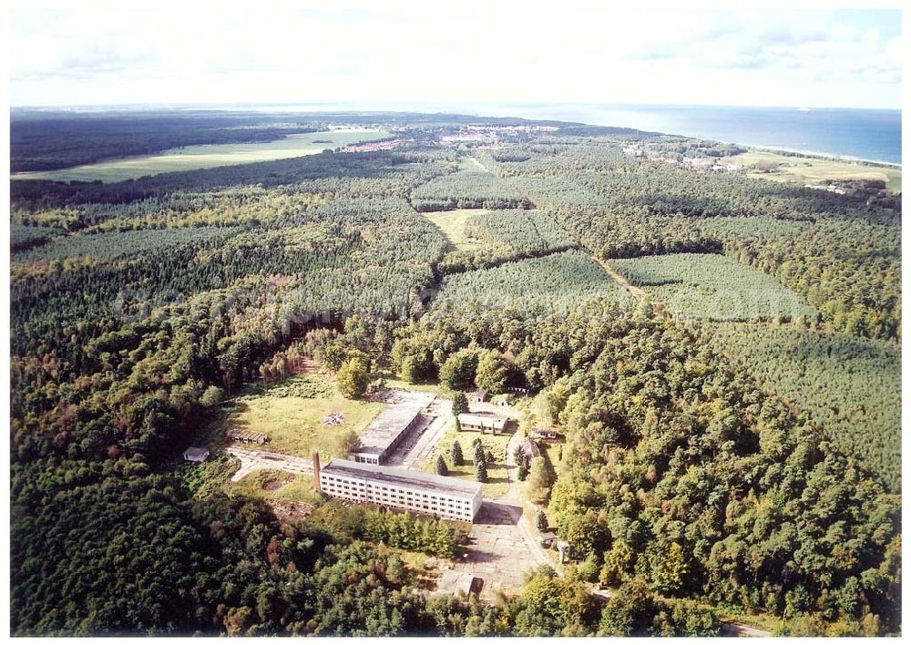 Aerial photograph Graal-Müritz / Mecklenburg Vorpommern - ehem. NVA - Kaserne in Graal - Müritz / Mecklenburg Vorpommern / 27.09.02