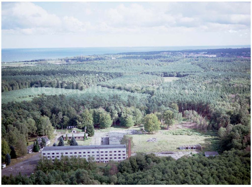 Aerial photograph Graal-Müritz / Mecklenburg Vorpommern - ehem. NVA - Kaserne in Graal - Müritz / Mecklenburg Vorpommern / 27.09.02