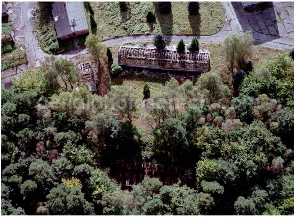 Graal-Müritz / Mecklenburg Vorpommern from the bird's eye view: ehem. NVA - Kaserne in Graal - Müritz / Mecklenburg Vorpommern / 27.09.02