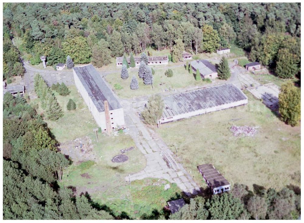 Aerial image Graal-Müritz / Mecklenburg Vorpommern - ehem. NVA - Kaserne in Graal - Müritz / Mecklenburg Vorpommern / 27.09.02