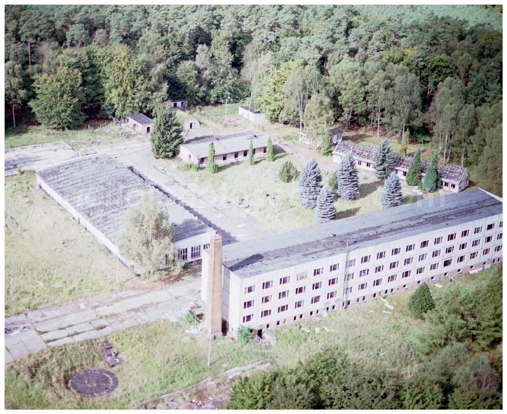 Aerial image Graal-Müritz / Mecklenburg Vorpommern - ehem. NVA - Kaserne in Graal - Müritz / Mecklenburg Vorpommern / 27.09.02