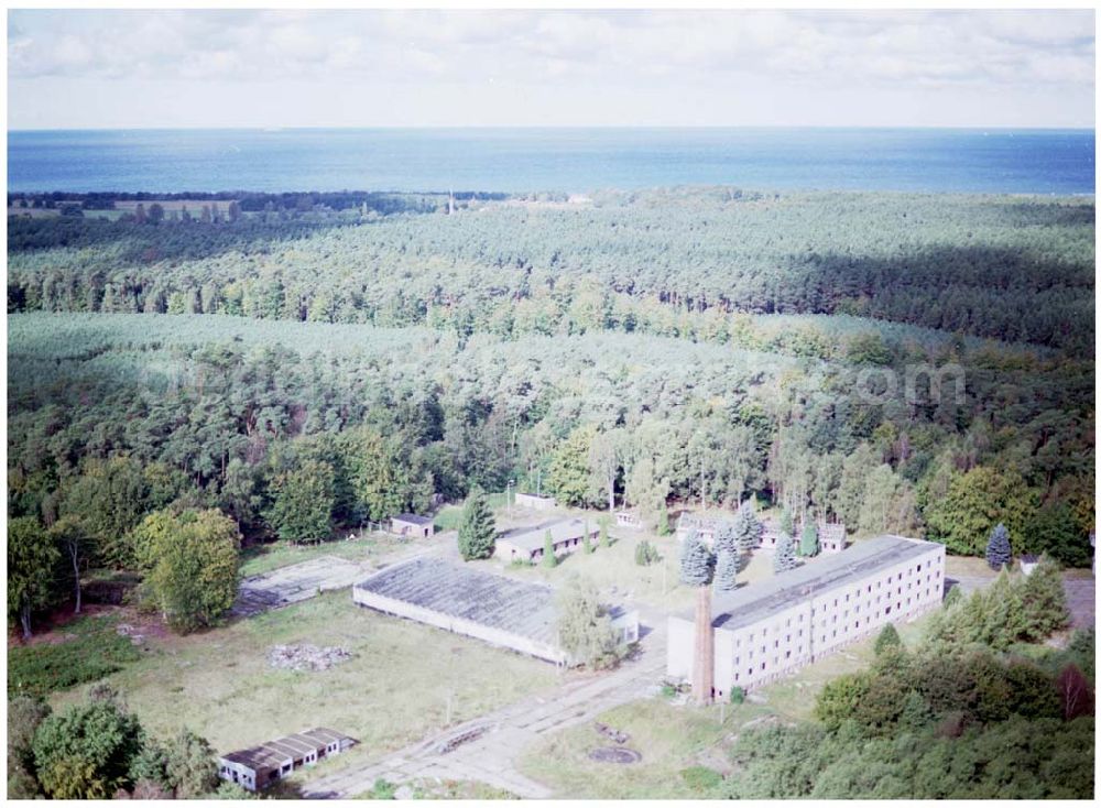 Aerial photograph Graal-Müritz / Mecklenburg Vorpommern - ehem. NVA - Kaserne in Graal - Müritz / Mecklenburg Vorpommern / 27.09.02