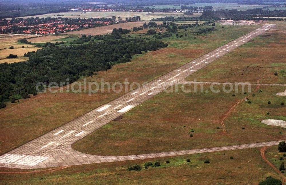 Velten from the bird's eye view: ehem. russ. Militärflugplatz bei Velten / Brandenburg