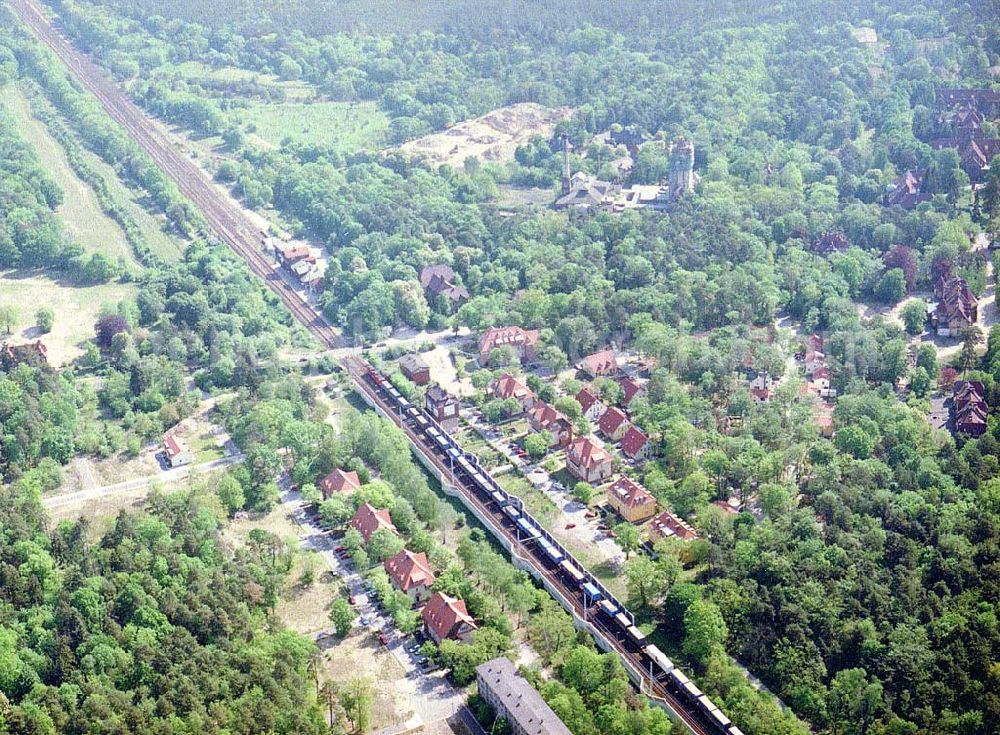 Aerial photograph Beelitz - Ehem. russ. Militärlazarett in Beelitz.