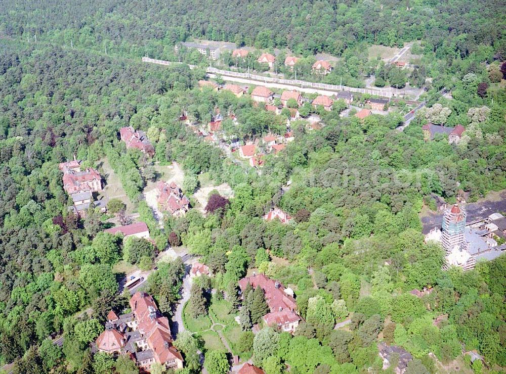 Aerial photograph Beelitz - Ehem. russ. Militärlazarett in Beelitz.