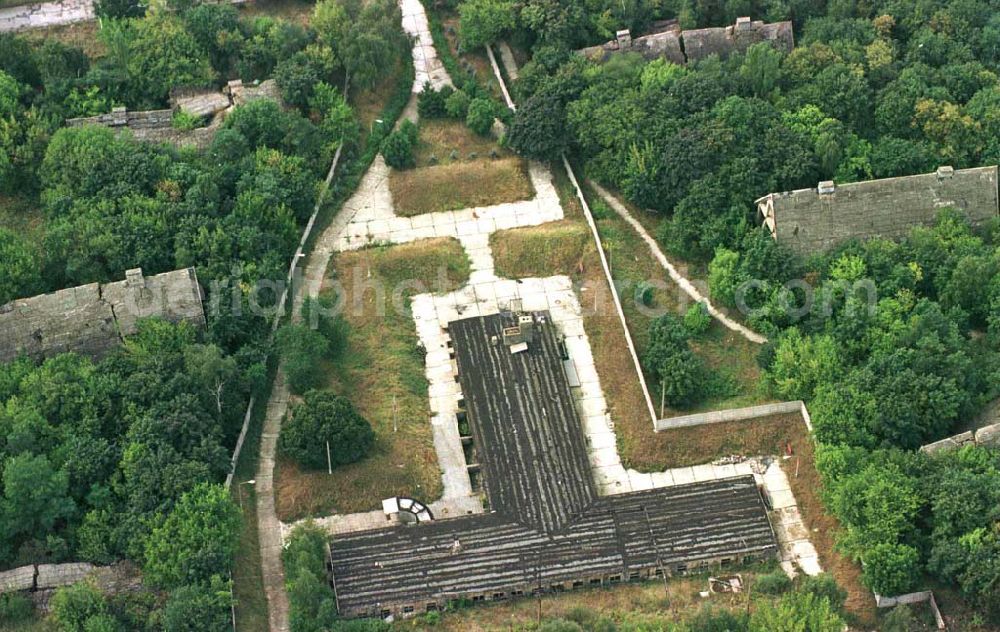 Wünsdorf from the bird's eye view: ehem. russische Garnision Wünsdorf in Brandenburg