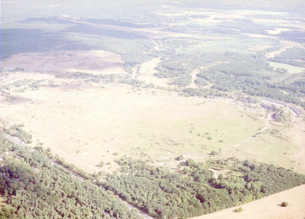 Aerial photograph Priort - Wustermark / Brandenburg - Ehem. russischer Flugplatz bei Priort / BRA.