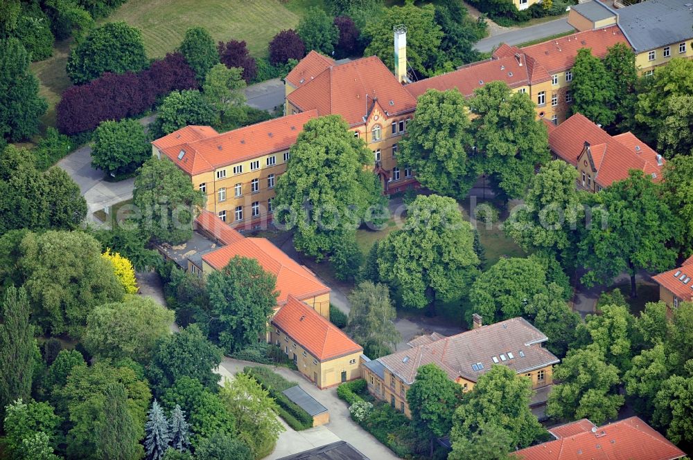 Aerial image Berlin - Former children´s hospital on Gotlinde St in Berlin Lichtenberg