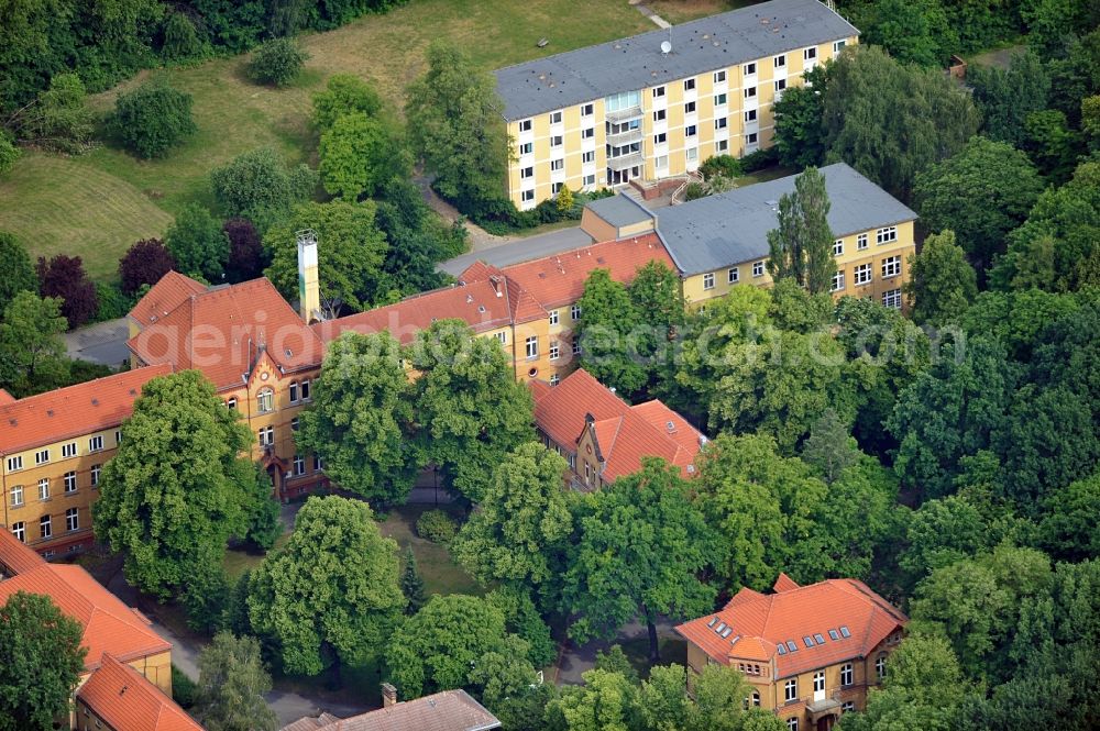 Aerial photograph Berlin - Former children´s hospital on Gotlinde St in Berlin Lichtenberg