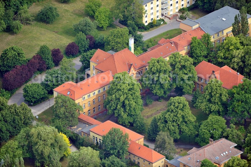 Berlin from the bird's eye view: Former children´s hospital on Gotlinde St in Berlin Lichtenberg