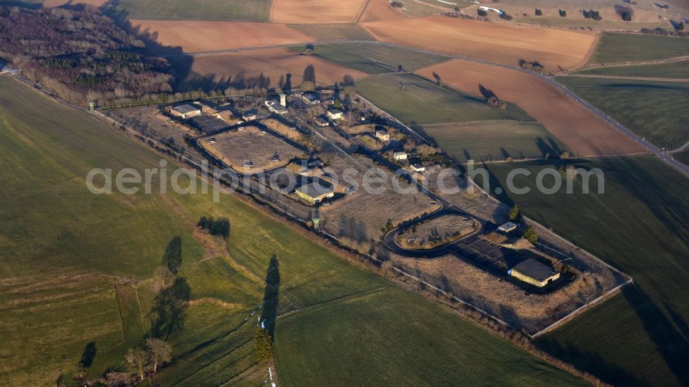 Blankenheim from above - Former missile base in Reetz (Blankenheim) in the state North Rhine-Westphalia, Germany