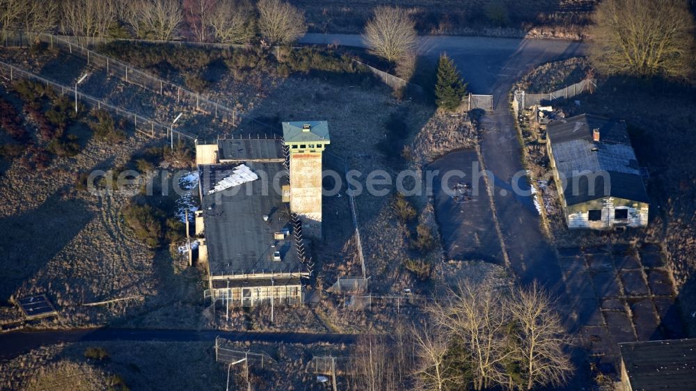 Blankenheim from above - Former missile base in Reetz (Blankenheim) in the state North Rhine-Westphalia, Germany