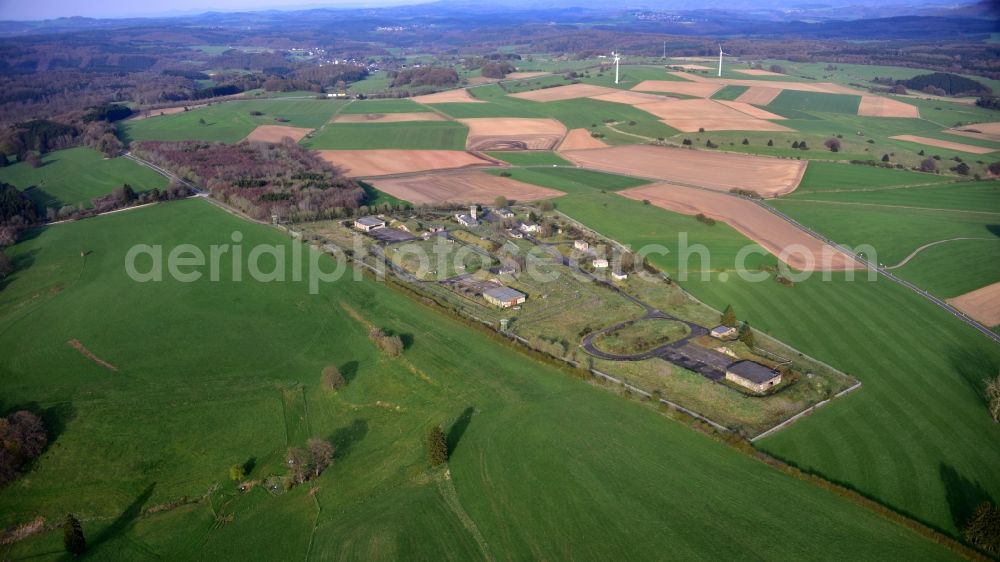 Aerial image Blankenheim - Former missile base in Reetz (Blankenheim) in the state North Rhine-Westphalia, Germany