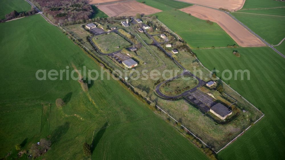 Aerial photograph Blankenheim - Former missile base in Reetz (Blankenheim) in the state North Rhine-Westphalia, Germany