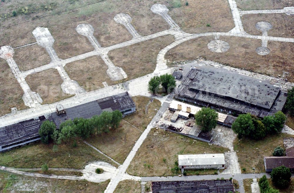 Rangsdorf from above - Former airfield in Rangsdorf in the state Brandenburg, Germany