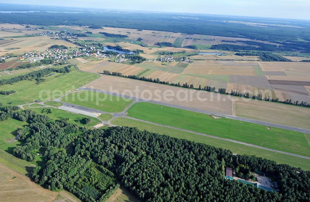 Aerial photograph Konarzyny / Groß Konarczyn - View of the former military airfield in Groß Konarczyn in the province of Pommern