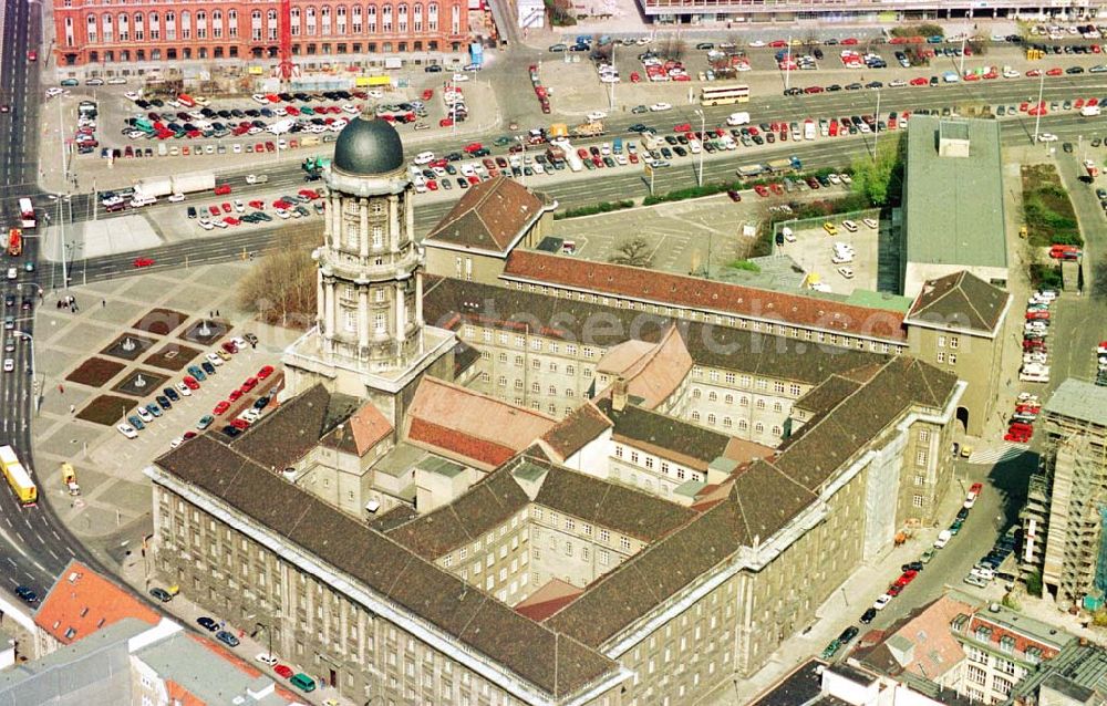 Aerial photograph Potsdam - ehemaliger Ministerrat der DDR