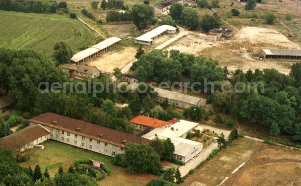 Aerial photograph Rangsdorf - ehemaliger russischer Helikopterflugplatz Rangsdorf