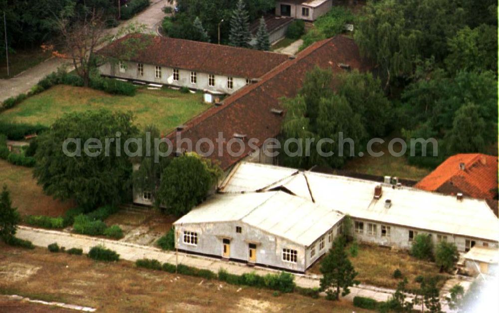 Rangsdorf from the bird's eye view: ehemaliger russischer Helikopterflugplatz Rangsdorf