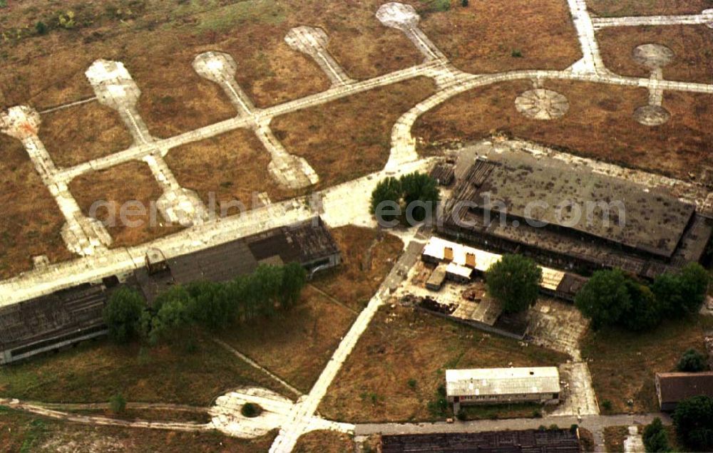 Aerial image Rangsdorf - ehemaliger russischer Helikopterflugplatz Rangsdorf