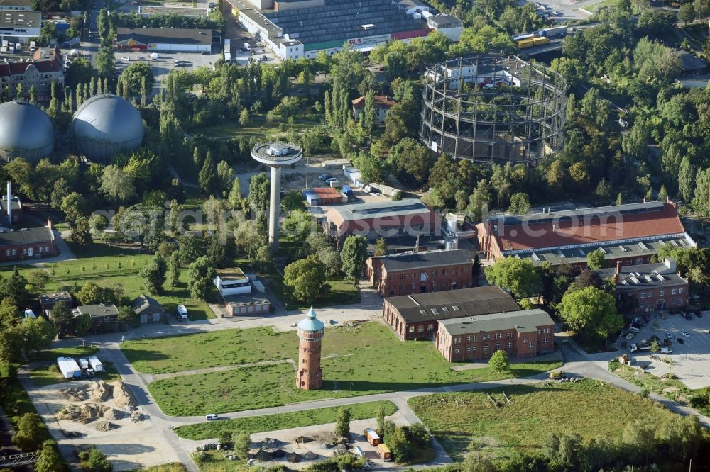 Berlin from above - View of the former gas plant Mariendorf in Berlin