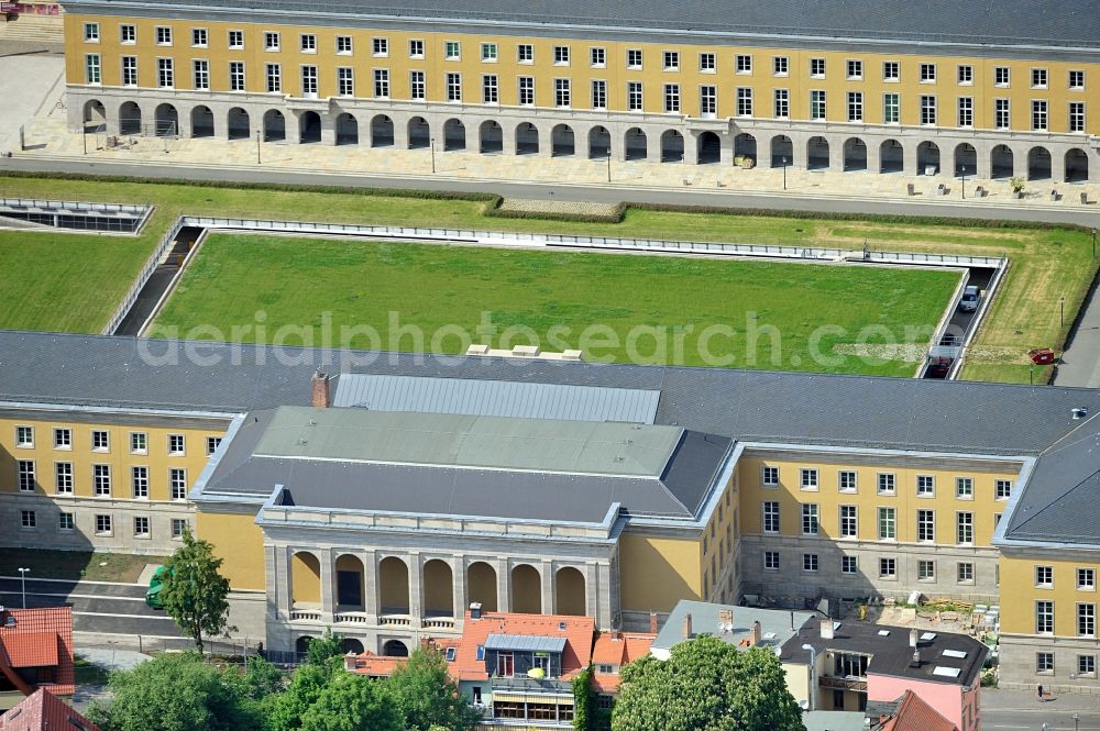 Weimar from the bird's eye view: Former Gauforum at Weimar Square in Weimar in the state of Thuringia