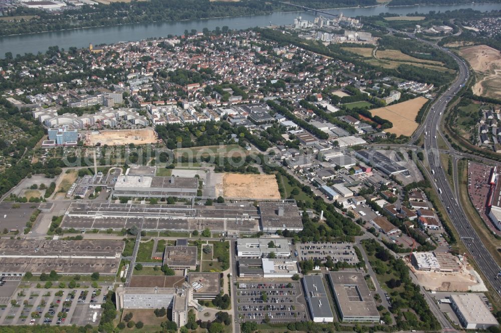 Aerial photograph Mainz - Development area of the former IBM site in the area of the Heilig Kreuz Strasse in Mainz in Rhineland-Palatinate