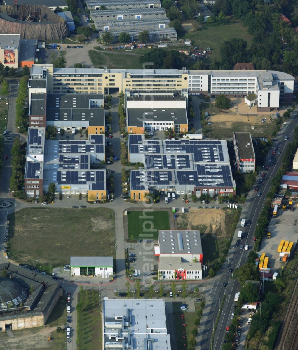 Aerial image Potsdam - View of the former Karl Marx factory Babelsberg in Potsdam in the state Brandenburg