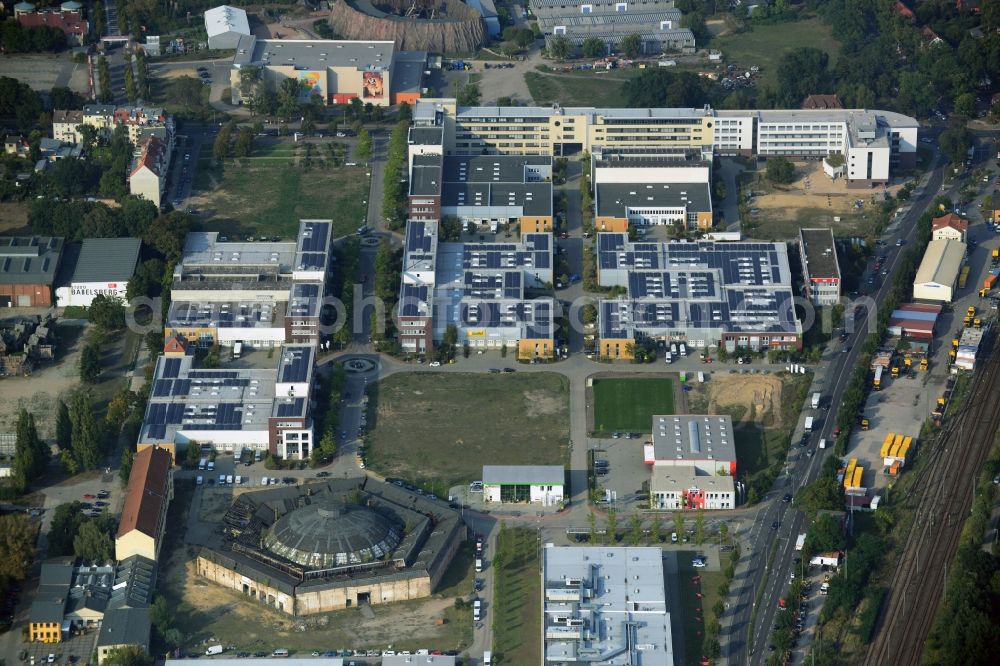 Aerial photograph Potsdam - View of the former Karl Marx factory Babelsberg in Potsdam in the state Brandenburg