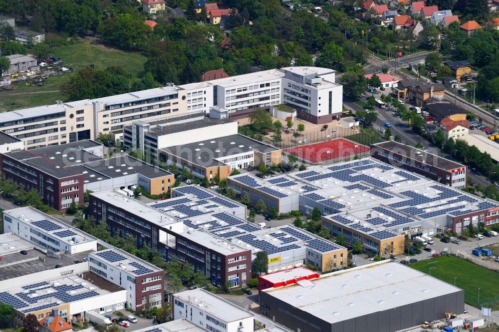 Aerial photograph Potsdam - View of the former Karl Marx factory Babelsberg in Potsdam in the state Brandenburg