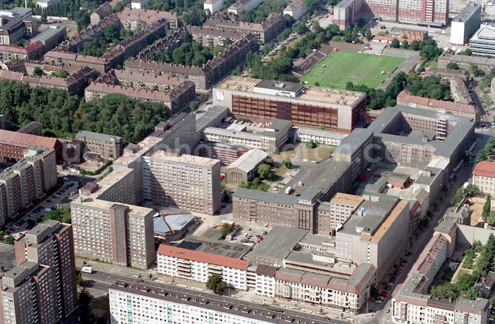 Aerial photograph Berlin Lichtenberg - 05.08.1995 Ehemaliges Ministerium für Staatssicherheit