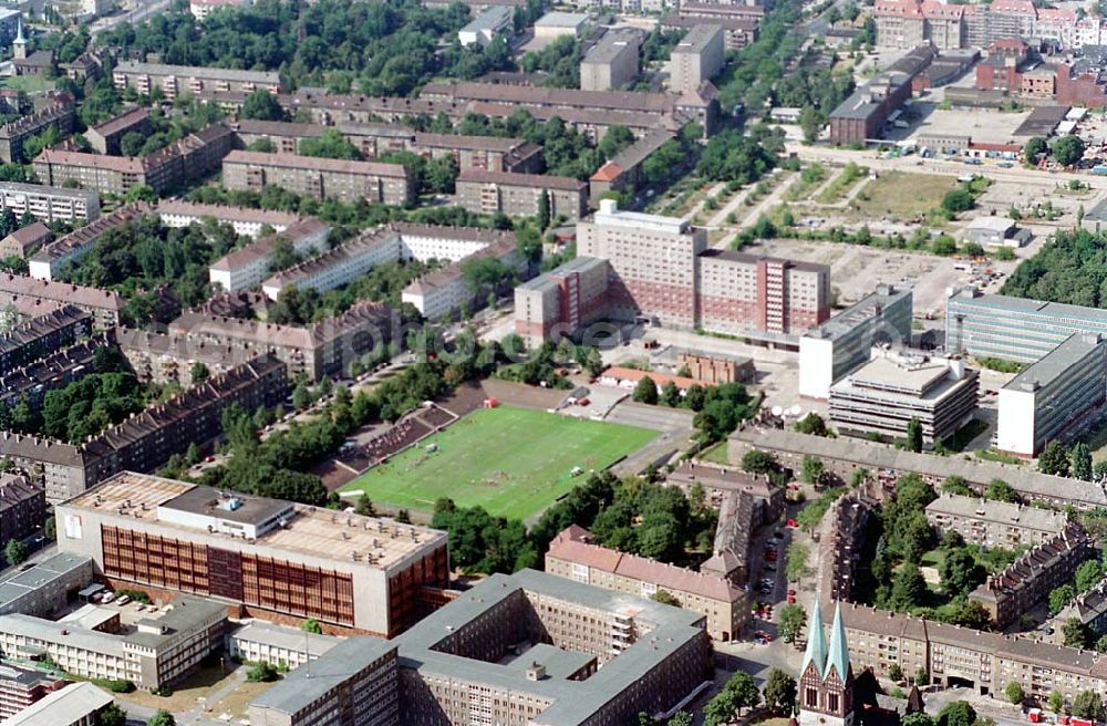 Aerial photograph Berlin Lichtenberg - 05.08.1995 Ehemaliges Ministerium für Staatssicherheit