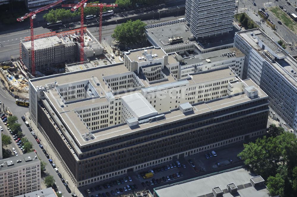 Berlin from the bird's eye view: Look at the former police headquarter of Berlin. The Volkspolizei and the Federal Police had their place in that building