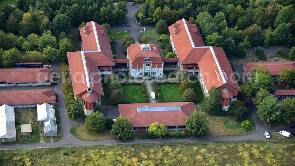 Aerial image Bonn - Former administrative building of the North Rhine-Westphalia Chamber of Agriculture in Bonn in the state North Rhine-Westphalia, Germany. The building is to be given a new use