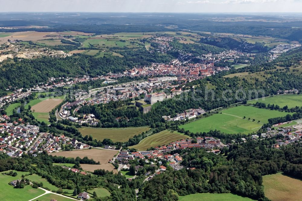 Aerial image Eichstätt - Eichstaett in the state Bavaria