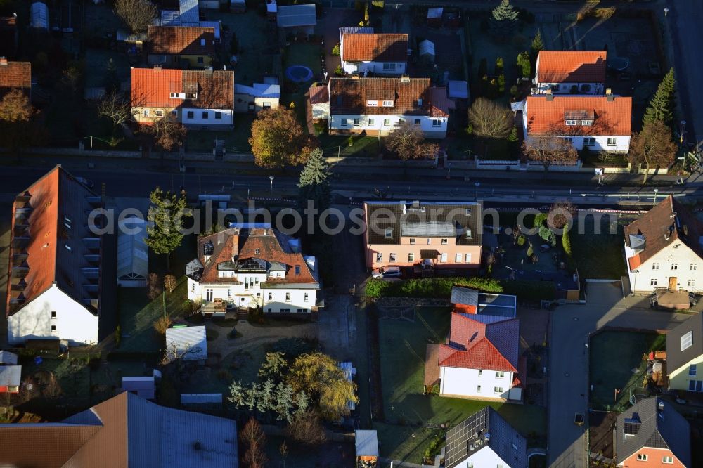 Aerial photograph Berlin - Single and multi-family residential - residential area in the district of Berlin Wartenberg Hohenschonhausen