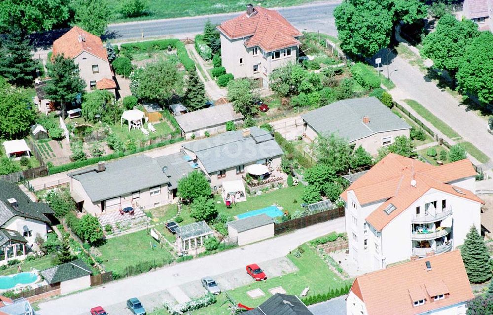 Aerial photograph Mahlow / Brandenburg - Einfamilienhaus der Fam. Wartig in Mahlow / Brandenburg