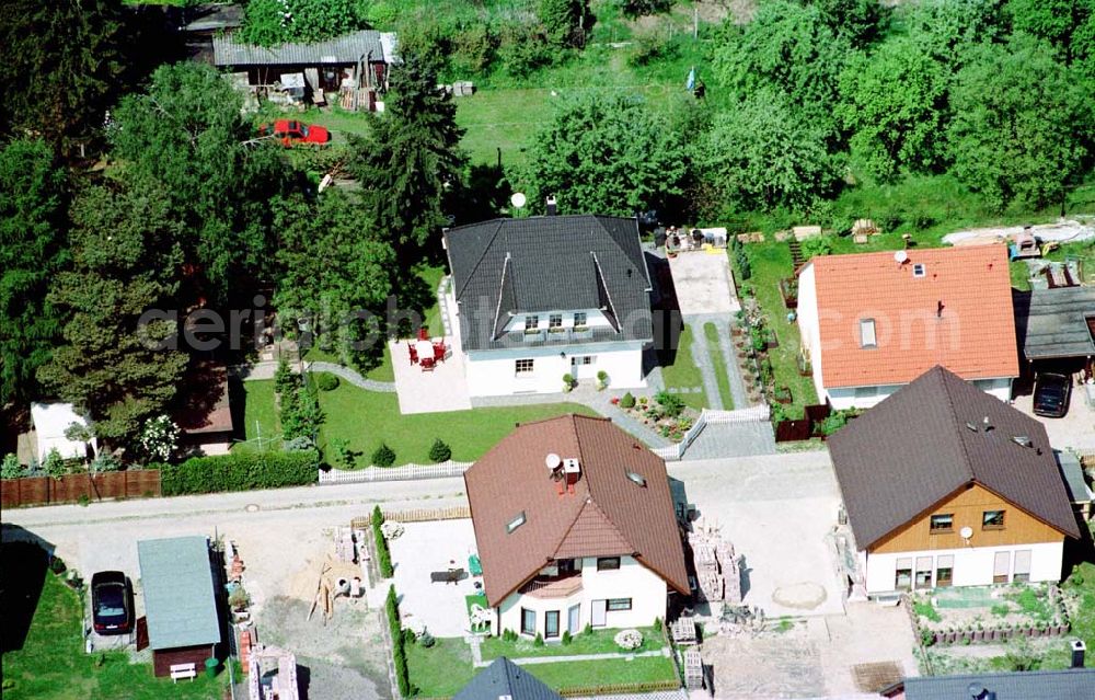 Mahlow / Brandenburg from above - Einfamilienhaus der Fam. Wartig in Mahlow / Brandenburg