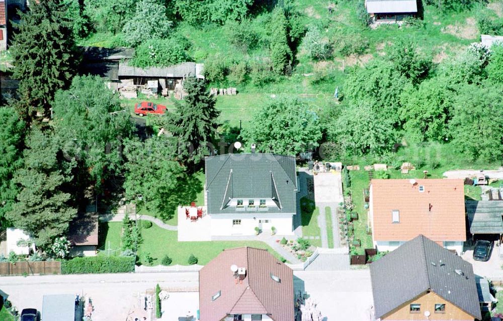 Aerial image Mahlow / Brandenburg - Einfamilienhaus der Fam. Wartig in Mahlow / Brandenburg