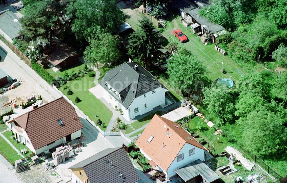 Mahlow / Brandenburg from above - Einfamilienhaus der Fam. Wartig in Mahlow / Brandenburg